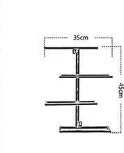 ZfgG Vino Wine Rack Bagagli A Parete Wine Rack Europea Retro Ferro Battuto Wine Rack Rack Glass Bar Rack A Muro (Color : A, Size : 45CM)