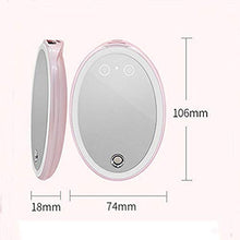 Kaper Go. Nuova Luce di Riempimento A LED Spray Freddo Nano Spray Umidificazione Ricarica Tesoro Specchio Touch Specchio Specchio Bellezza Specchio Ricarica USB Rosa