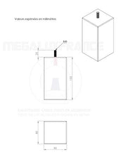 MEGALUXFRANCE - Set di 5 piedi per letto, mobili, quadrati in faggio massiccio, 80 x 80 x 150 mm