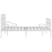 SKM Giroletto con Doghe Bianco in Metallo 160x200 cm (25.7kg)