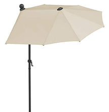 Schneider - Ombrellone Salerno Mezzo, 150 x 150 cm, Colore Naturale