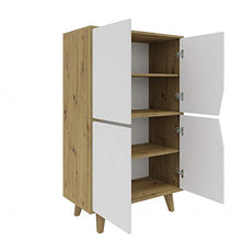 Nexo - Armadio da 134 cm, stile scandinavo