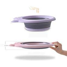 Bacino Pieghevole Forma Unica, lavabo per Bambini, Facile distinguere i Colori e Utilizzare, Appendere Lo stoccaggio