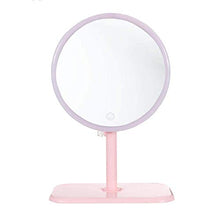 Lshbwsoif Specchio Trucco Portatile Flessibile USB Specchio Trucco LED Luce Touch Dimmerabile Base di Stoccaggio Per Bagno Camera Da Letto