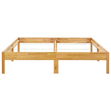 BIGTO - Struttura per letto in legno di rovere massiccio, 180 x 200 cm