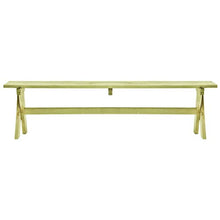 FAMIROSA Panchina da Giardino 170 cm in Legno di Pino Impregnato-9031