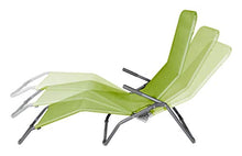 VERDELOOK Lettino Basculante Riccione 94x58x82 cm, Verde, per arredo Esterni e Giardino