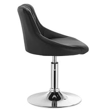 WOLTU BH241sz-2 Coppia Sgabelli da Bar Casa Sedia Alta per Cucina con Schienale in Ecopelle Nero, senza Poggiapiedi