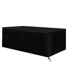 Diossad Protezione Protetivo Coperture Mobili Da Giardino Impermeabile Nero 270x180x89cm