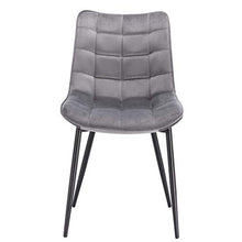 WOLTU Sedie da Pranzo con Schienale Senza Braccioli Sgabello in Velluto per Cucina Grigio Chiaro BH142hgr-2
