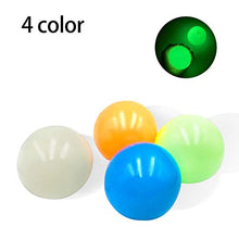 CaCaCook Globbles Sticky Ball Toys, 4 Palline Luminose Fluorescenti e adesive per Bersaglio Giocattoli da Parete per alleviare Lo Stress e Una Migliore Messa a Fuoco per Adulti e Bambini