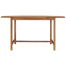 E E-NICES Tavolo da Giardino 150x150x75 cm in Legno Massello di Teak