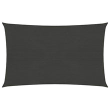 vidaXL Vela Parasole 160 g/m² Antracite 2,5x4,5 m in HDPE