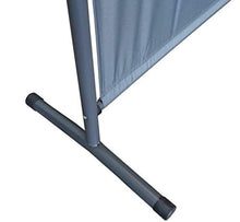 QUICK STAR Paravento da Giardino 180 x 78 cm Divisorio in Tessuto Balcone Protezione della Privacy Grigio
