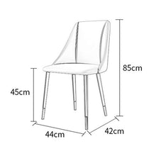 Sedia da Pranzo Sedie da Cucina in Pelle PU Moderna Imbottita per Cucina, Sala da Pranzo, Camera da Letto, Soggiorno