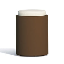 TEKCNOPLAST Comfy Round Vaso, Plastic, Marrone, 40x H 54 cm