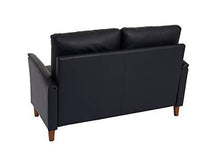 Mendler Divano a 2 posti Relax TV con vano Contenitore HWC-H23 Ecopelle Nero - Arredi Casa
