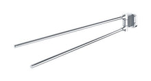 Tiger Ramos Portasciugamani a 2 Bracci, Acciaio Inox, Cromato, 5 x 5,9 x 45,1 cm