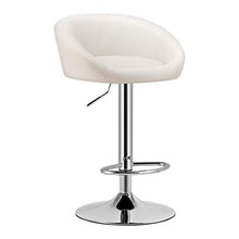 ZHJING Seggiola da Bar Sgabelli da Bar Sgabelli da Bar Sgabelli Alti Sgabelli Bar Regolabili Sedie Sgabelli da Bar Sedia Elevabile (Color : White)