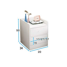 JXZO Camere da Comodino Ultra-Stretto Semplice Mini Piccolo Comodino Scaffale Piccolo Armadio di stoccaggio Camera da Letto Semplice immagazzinaggio 20 * 34 * 50 cm