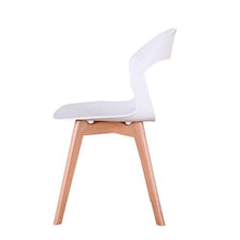 555 Un set di 4 sedie da pranzo sedie da caffè, openwork backrestsolid legno, struttura stabile Sedia da pranzo Sedia