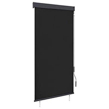 vidaXL - Tenda avvolgibile per esterni, 80 x 250 cm, colore: Antracite