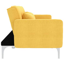 FAMIROSA Divano Letto Giallo in Tessuto