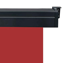 Tidyard Tenda a Rullo per Terrazzo Rosso/Marrone 160/170x250 cm,Tenda da Sole Avvolgibile,Tenda da Sole per Esterno,Tenda da Sole per Gazebo e Pergolato