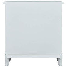 SKM Credenza con 4 Cassetti Bianca e Grigia 65,5x35x68 cm in MDF