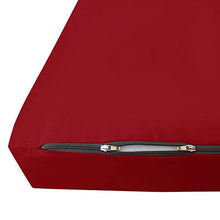 PROHEIM Materasso Pieghevole per Ospiti Letto per Ospiti da Viaggio in Diversi Colori e Dimensioni, Colore:Rosso, Dimensione:195 x 80 x 10 cm