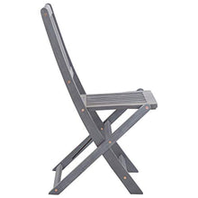 Tidyard Sedie da Giardino Pieghevoli 2 pz in Legno Massello d'Acacia, 48,5 x 57 x 91 cm