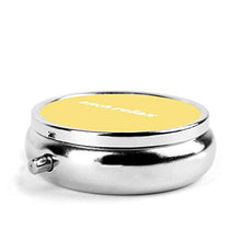 Scatola rotonda per medicina portatile, mini pillole in metallo, dispenser per pillole tascabili, borsa da viaggio, regalo