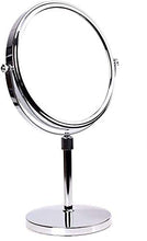 ZCCL Supporto Regolabile in Altezza con ingrandimento 10x, 8 Pollici, Specchio a 360 ° Specchio da Bagno Rotante Cromato Specchio da Trucco Specchio da Barba, Standard + 10 ingrandimenti, 10x (di