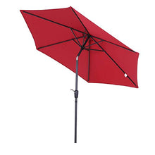 giordano shop Ombrellone da Giardino in Alluminio Ø2,7m Outsy Rosso