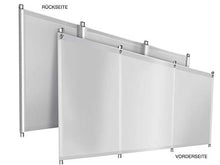 AN-KO Trading - Paravento da campeggio, al metro, in telone per camion, stabile, Grigio chiaro RAL7035., 140cm hoch