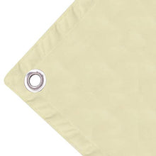 Festnight- Paravento da Balcone in Tessuto Oxford 75x400 cm Crema