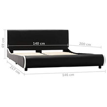 SKM Giroletto Nero in Similpelle 140x200 cm (29.9kg)
