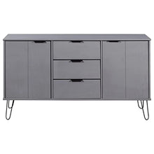 vidaXL Credenza New York Range Bianca in Massello di Pino