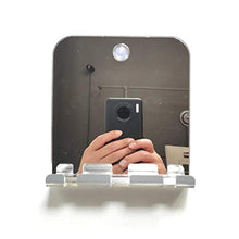 Gaoominy Specchio Doccia Antiappannamento, Specchio da Barba per Bagno Senza Nebbia