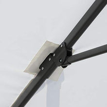 Ombrellone da Giardino 2,5x2,5m in Alluminio e Poliestere Crema