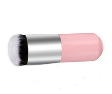 Fablcrew Pennello Professionale per Make up Ideale per Fondotinta Fard e Cipria Forma Grande e Rotonda Pennelli per Viso Size 10.5 * 3 * 3 cm (Rosa+Argento)
