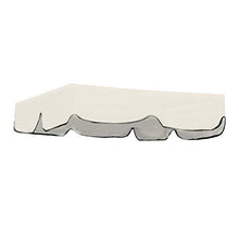 dDanke - Set di copertura per amaca da giardino, 134 x 115 x 33 cm, con cuscino per schienale da 104 x 47 x 47 cm, per sedia a dondolo a 2 posti, colore: beige