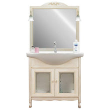 Shop Chic Arredo bagno 75 classico mobile bagno decapato specchio vetro decorato