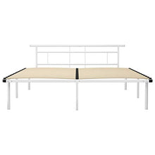 vidaXL Giroletto Bianco in Metallo 180x200 cm