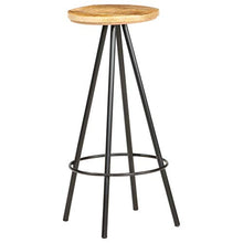 vidaXL - Sgabello da bar, 4 pezzi, legno di mango