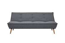 Marchio Amazon - Movian Scutari - Divano letto a 3 posti, 194 x 95 x 89 cm, grigio scuro