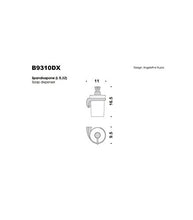 Colombo Design B9310DCR-VAN Porta Sapone Serie Link, Cromo