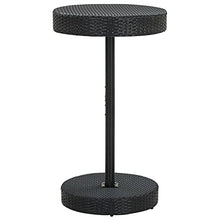 vidaXL Set Bar da Giardino 3 pz con Cuscini Polyrattan Nero