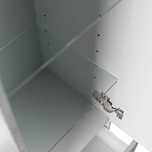 Set di mobili da bagno Persepolis XL grigio cemento con 2 colonne e specchio LED