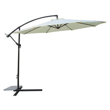 Jet-Line Ombrellone parasole Pamplona colore beige, con manovella, da giardino